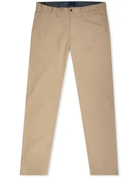 Allister Regular Fit Twill Chinos Dark Khaki