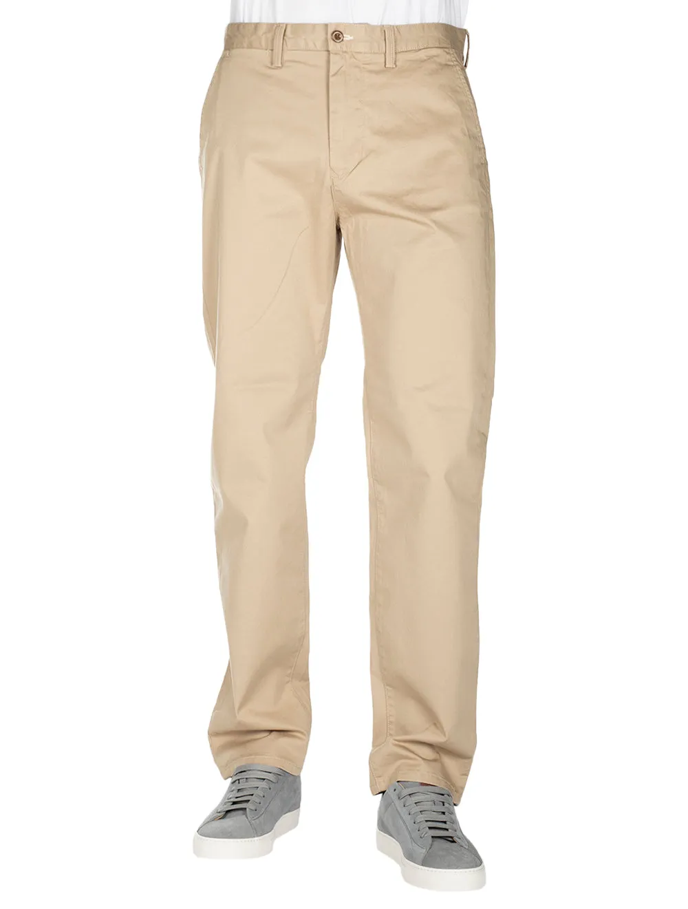 Allister Regular Fit Twill Chinos Dark Khaki