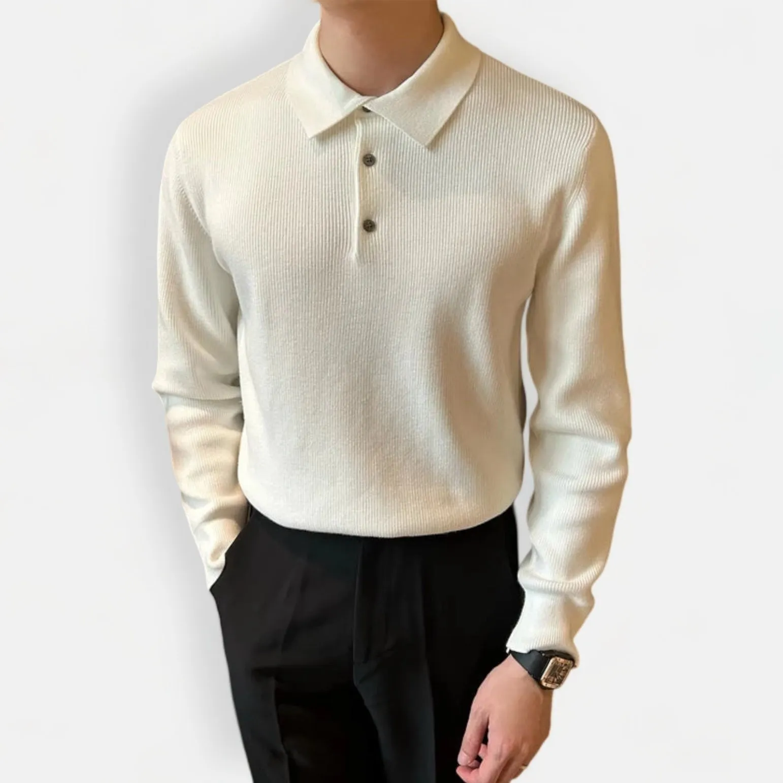 Antonios slim fit polo sweater