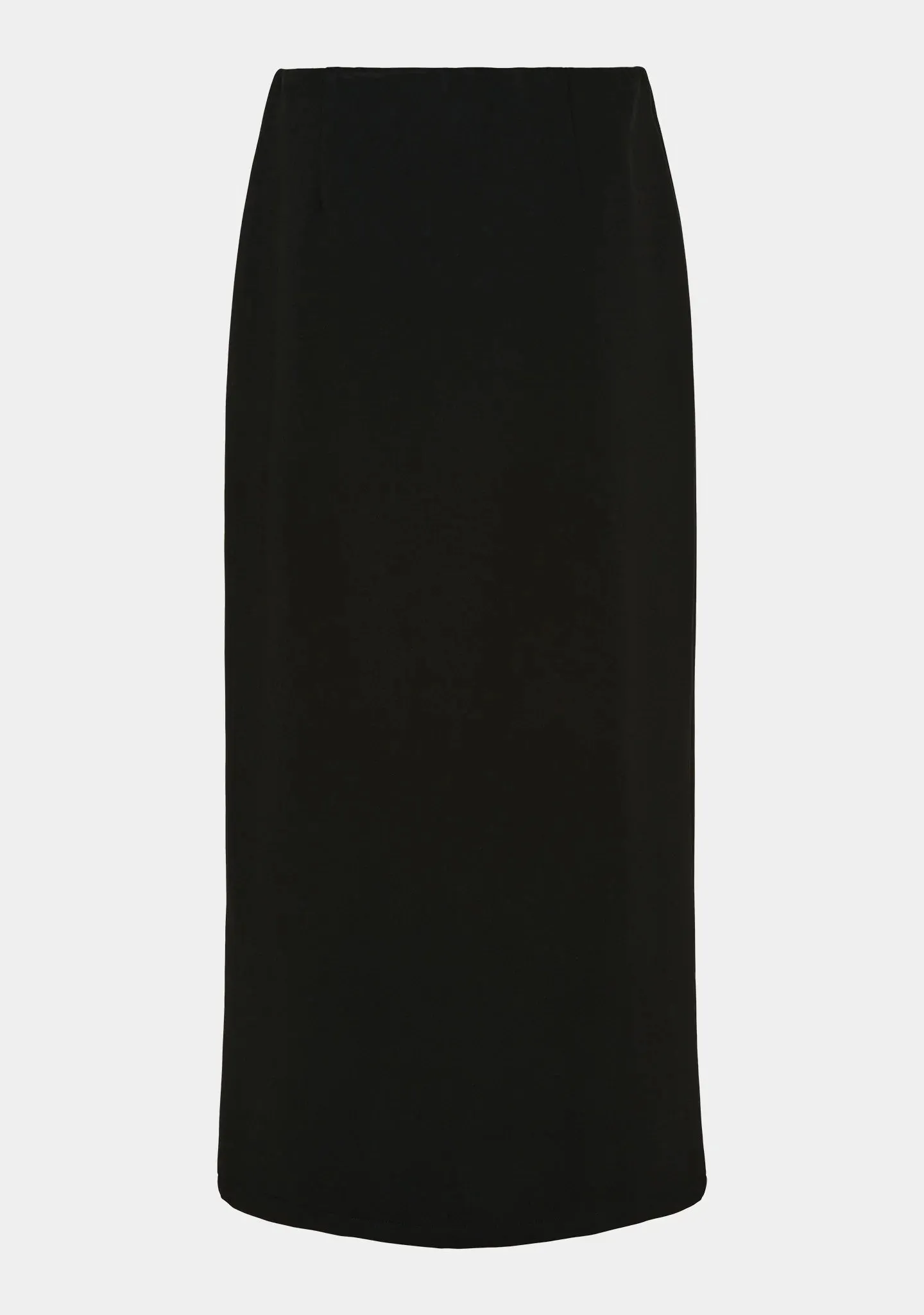 Black midi pencil Warm Jersey skirt