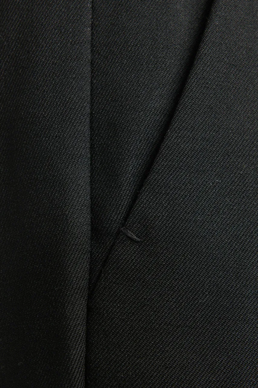 Black Wool Preowned Suit Trousers