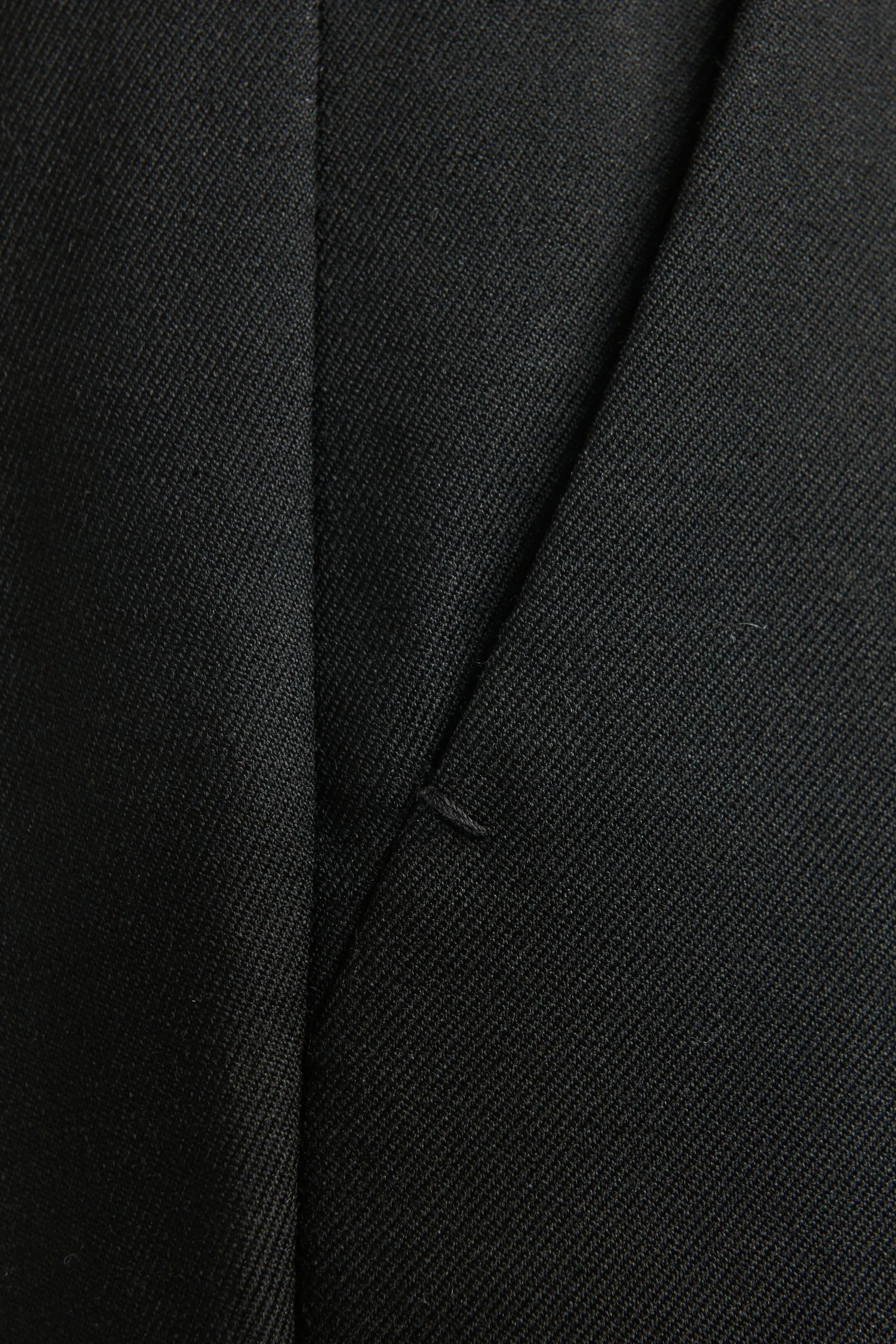 Black Wool Preowned Suit Trousers