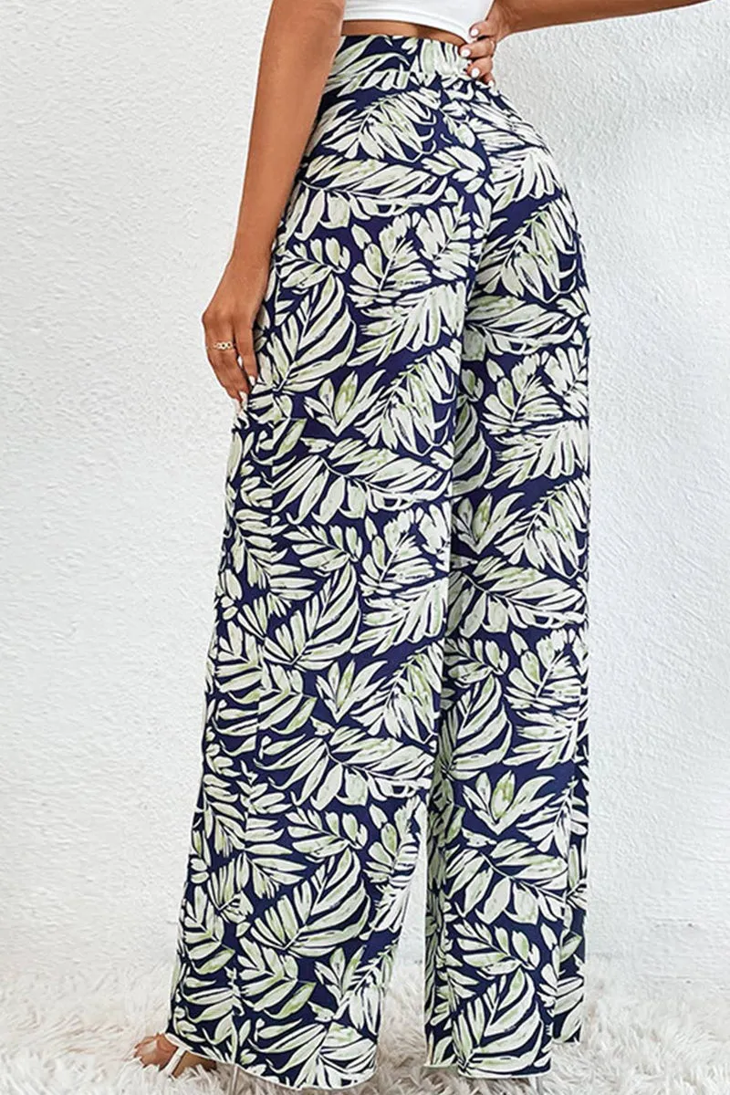 BOHO PRINT BAGGY HIGH-WAISTED WIDE-LEGGED PANTS_CWBLP0629