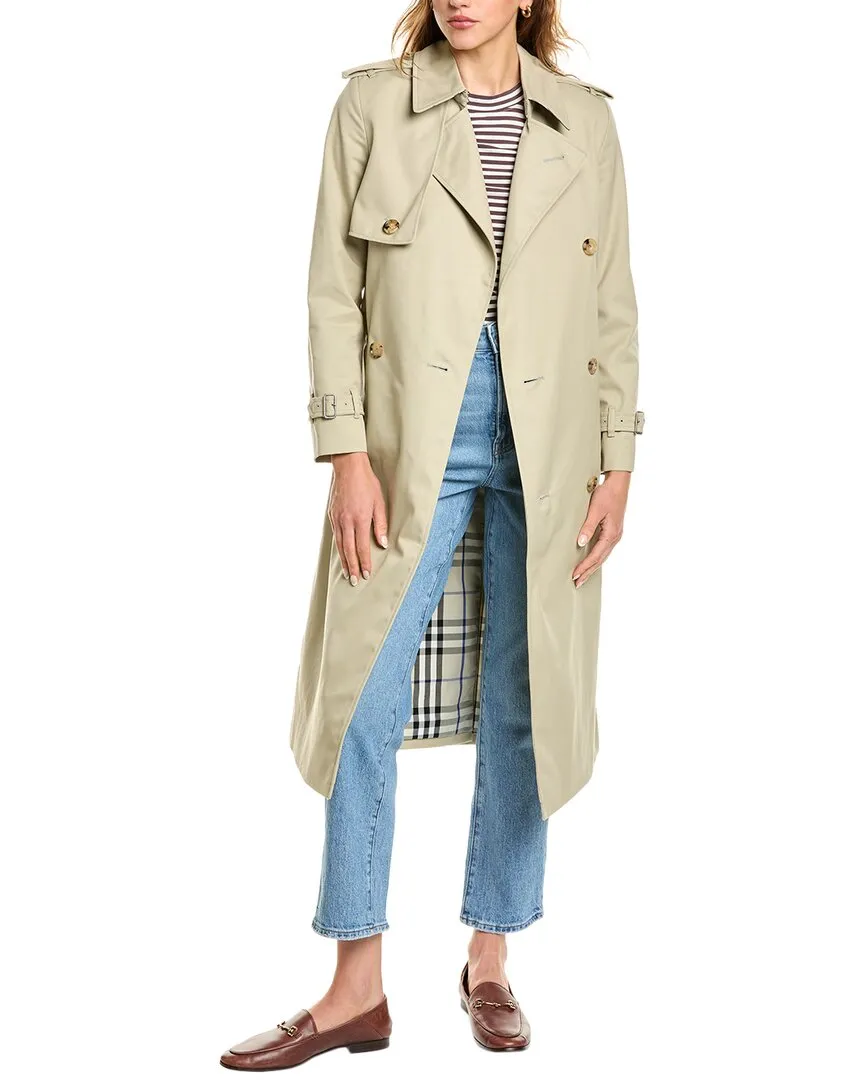 Burberry Double-Breasted Belted Trench Coat