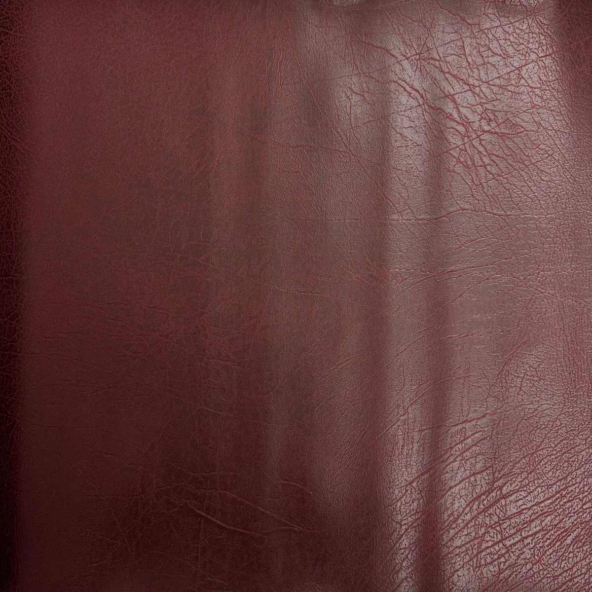 Burgundy Vintage Distressed Faux Leather Suede Vinyl Fabric