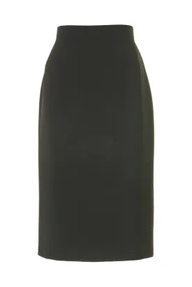 Busy Clothing Womens Sparkle Black Pencil Skirt