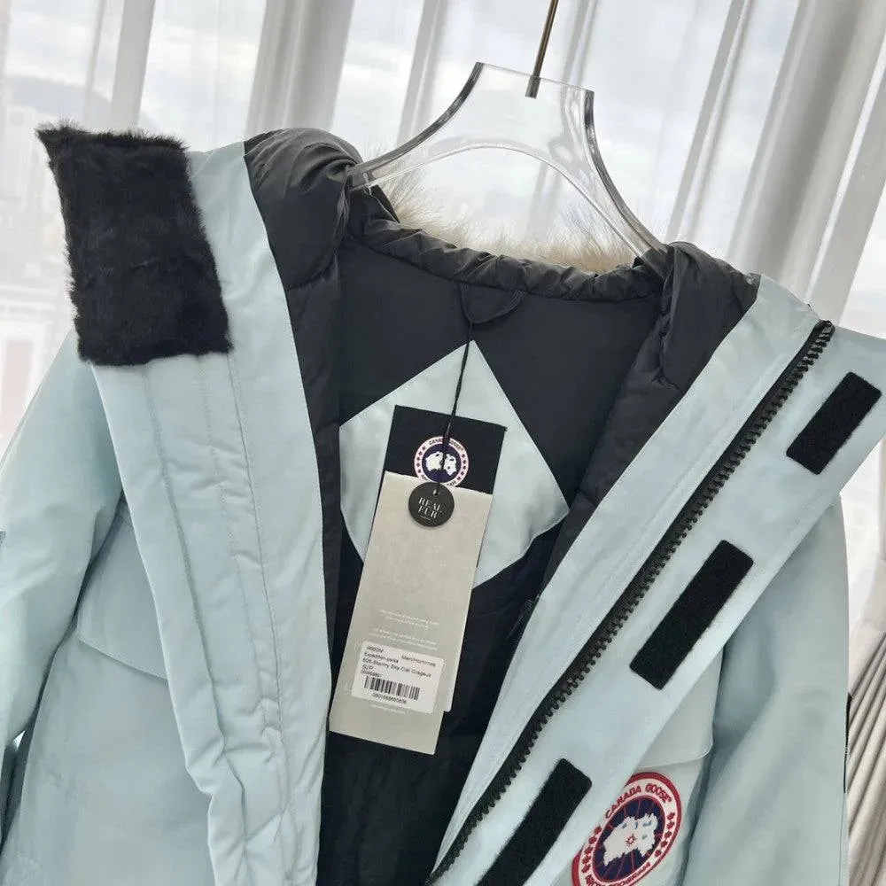 Canada Goose Blue Pale Expedition Down Jacket