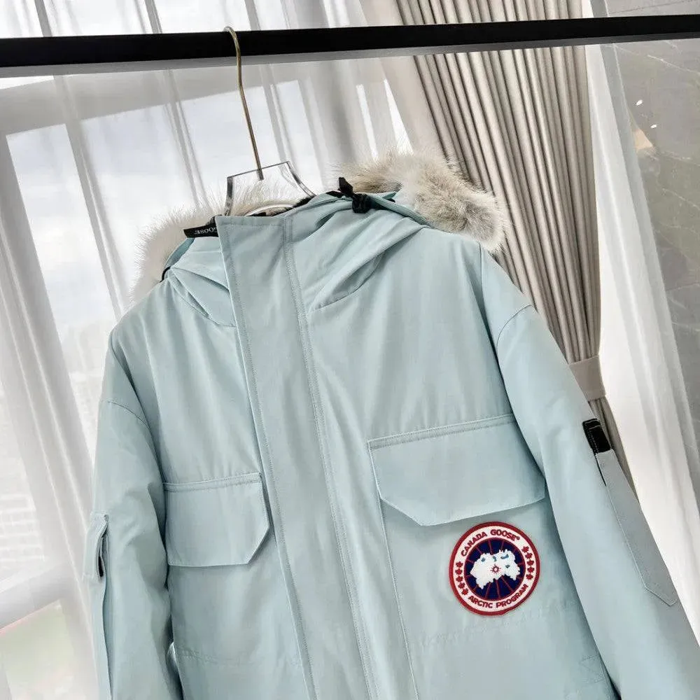 Canada Goose Blue Pale Expedition Down Jacket