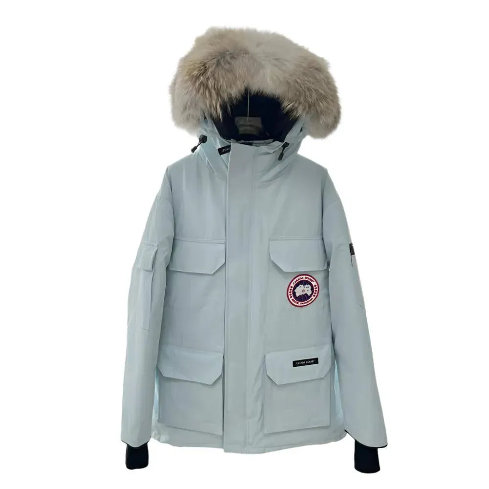 Canada Goose Blue Pale Expedition Down Jacket