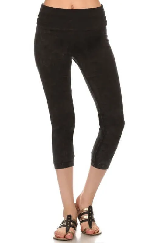 Easy Fit USA Cotton Capri Leggings Made in USA