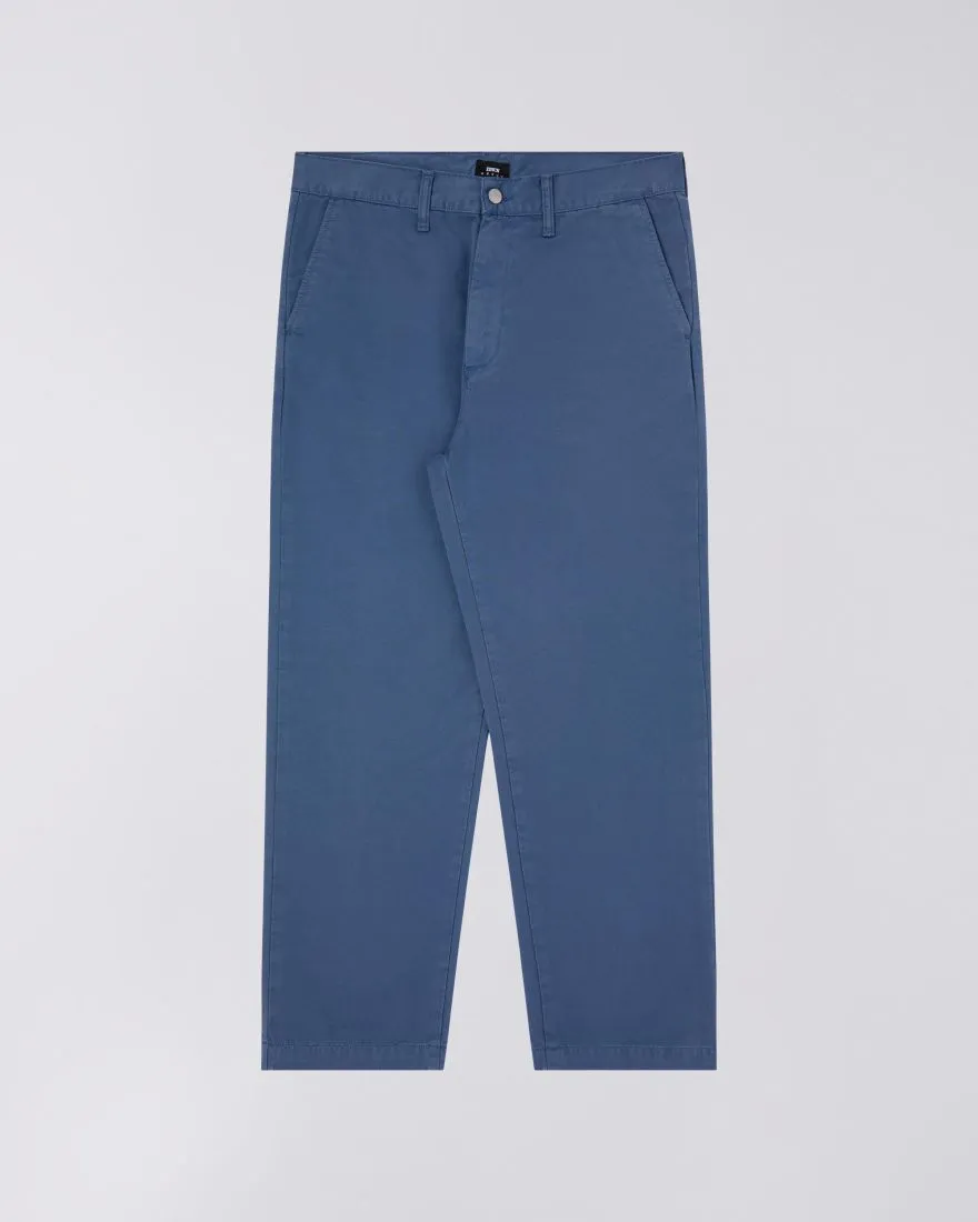 Edwin - Jaga Loose Pant - Compact Twill - Cornet Blue