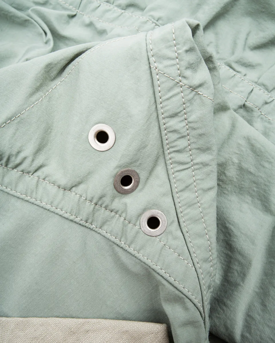 Hybrid Parka - Aqua Japanese Shrunk Nylon