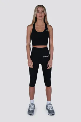 Impel Capri Highwaisted Leggings - Black