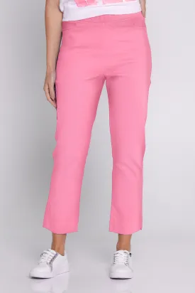 Kayla Pull On 7/8 Stretch Pants - Watermelon