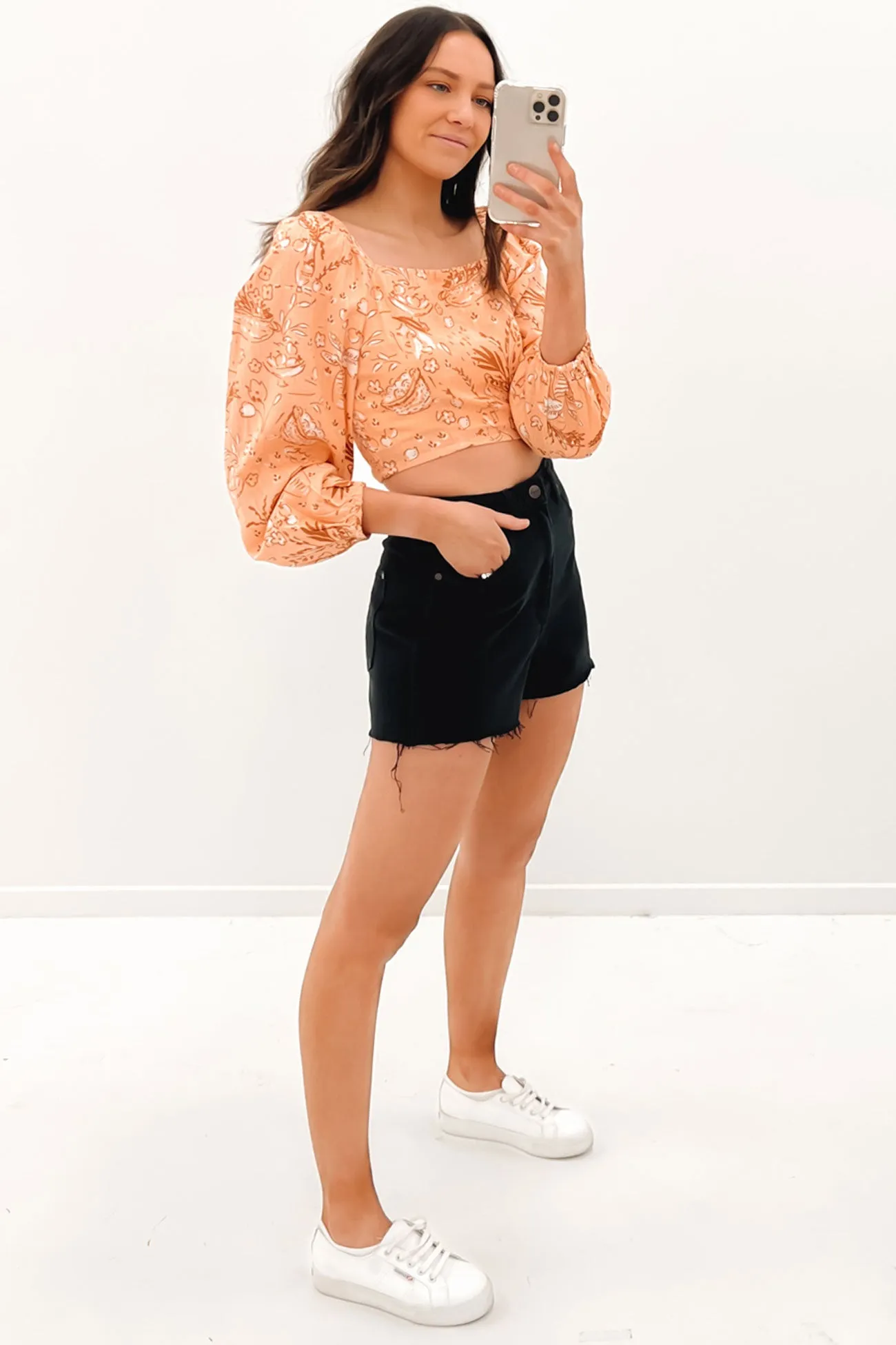 Louisa Top Orange