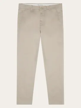 LUCA slim twill chino pants - Light feather gray