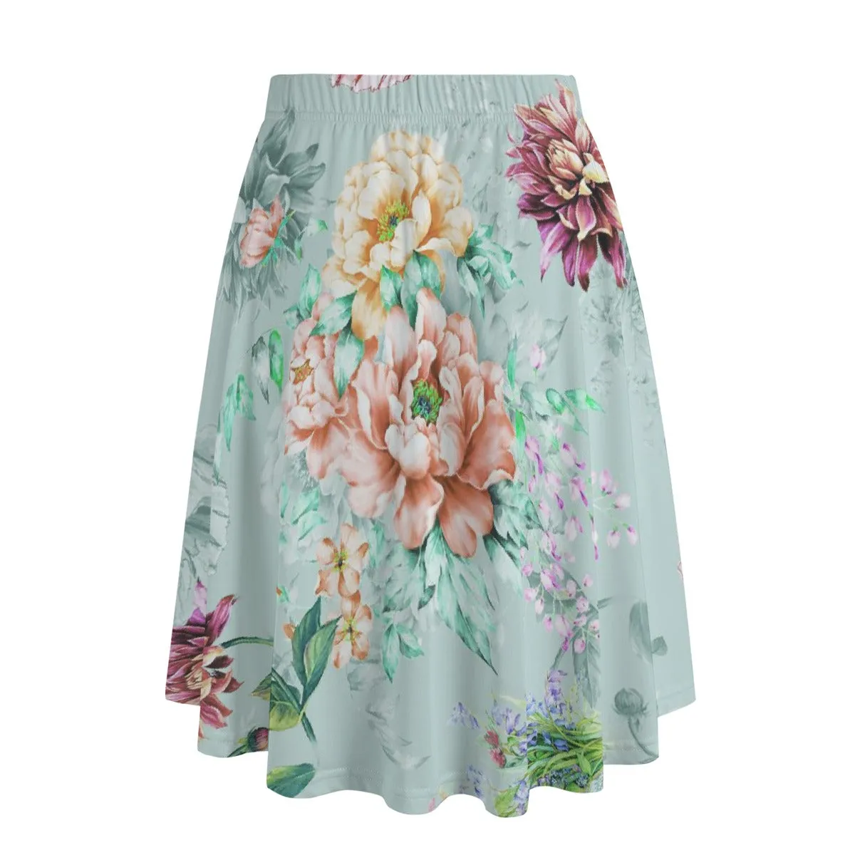 Mint Flor |Long Maxi Skirt With Pockets