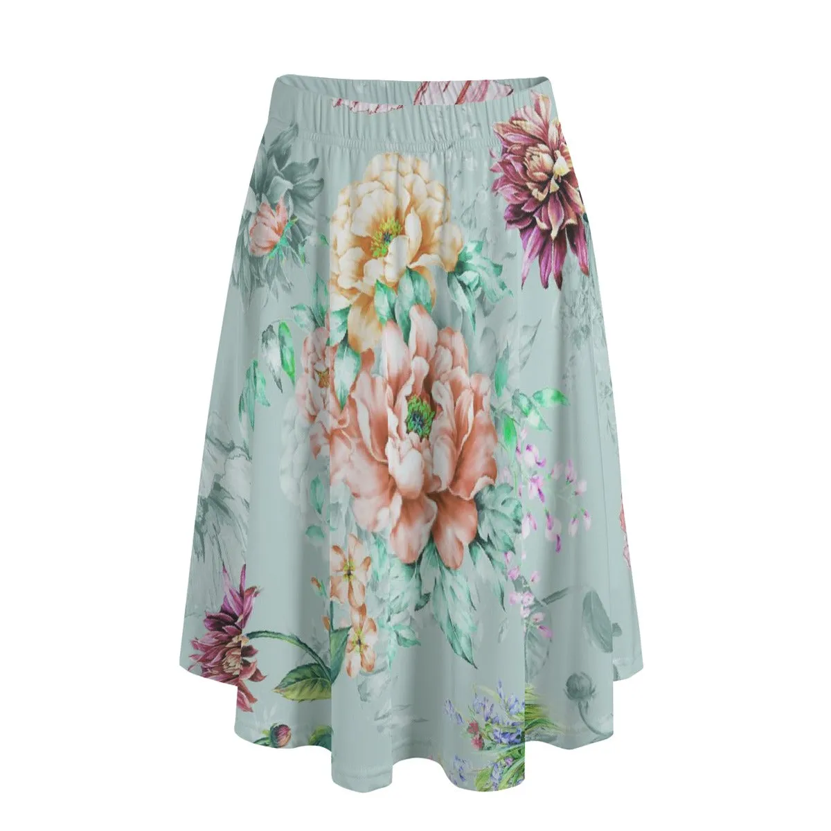 Mint Flor |Long Maxi Skirt With Pockets