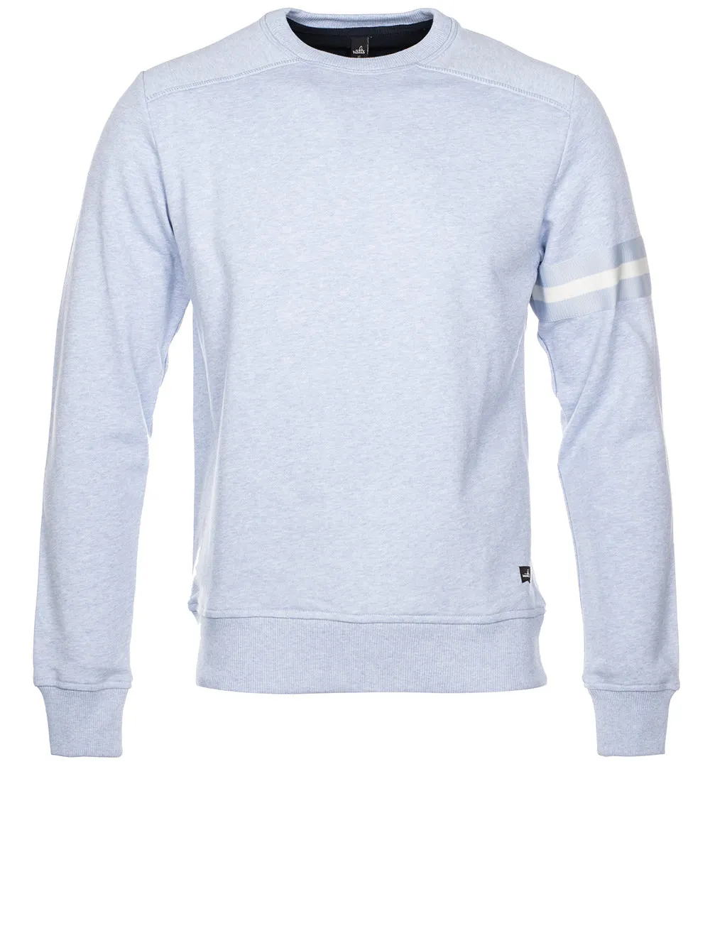 Moore Crew Neck Sweater Light Blue Melange