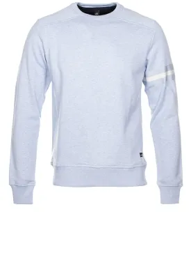 Moore Crew Neck Sweater Light Blue Melange