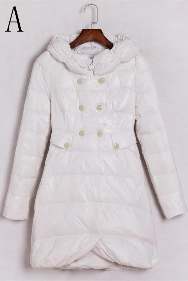 New Arrival Beautiful Women's Clothes Cute Long Style Thickening Women Model Down Jacket D9