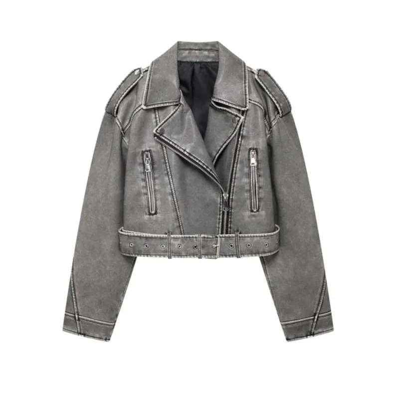 Onyx Street Faux Leather Jacket