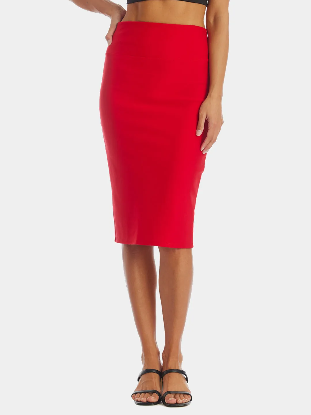 Ponte Pencil Skirt