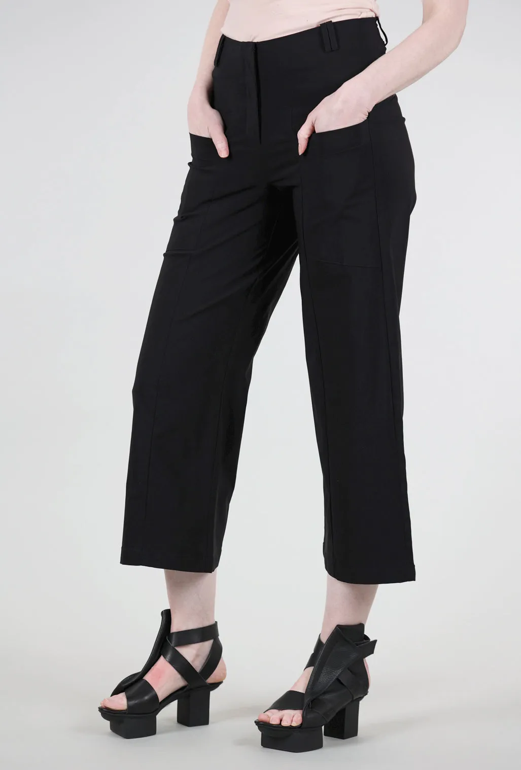 Power Stretch City Capri, Black