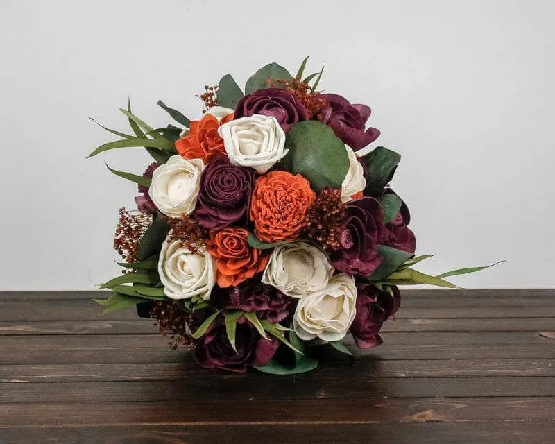 Pumpkin Eucalyptus Finished Bouquet - Large