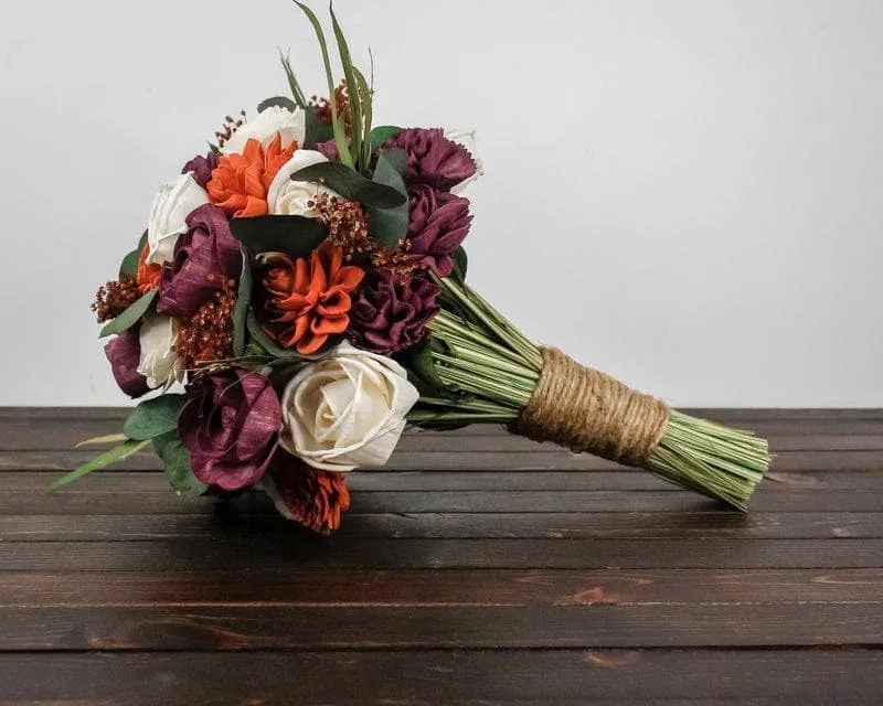 Pumpkin Eucalyptus Finished Bouquet - Large