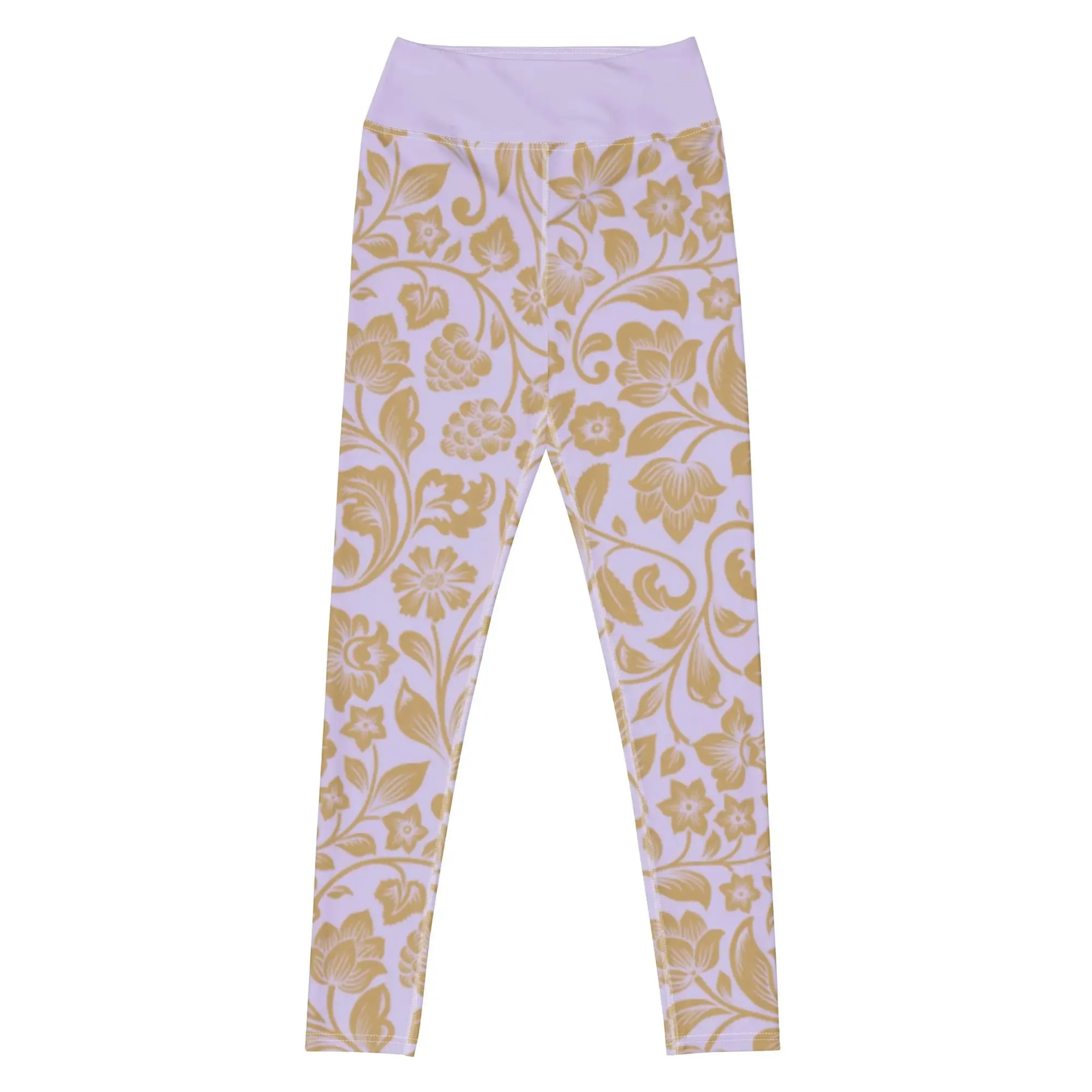 "Floral Lace" Collection - Yoga Capri Leggings