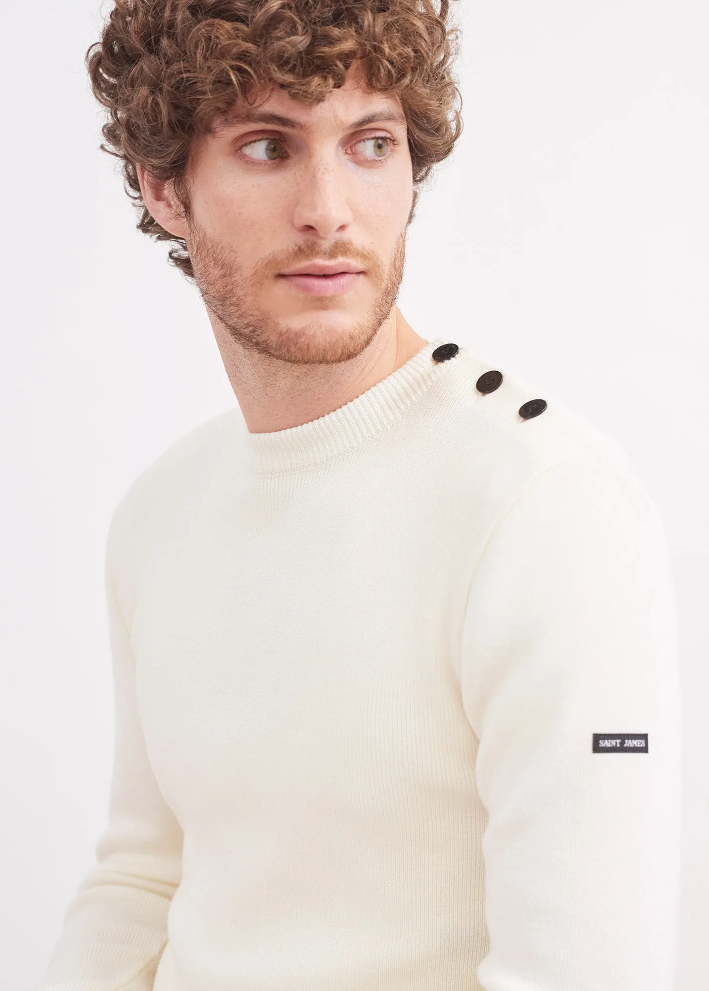 Rochefort sailor jumper - slim fit, in merino wool (ECUME)