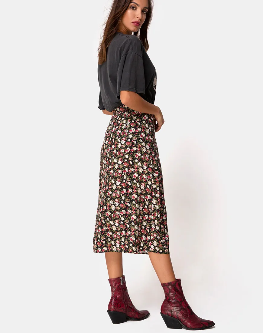 Saika Skirt in Courtney Floral