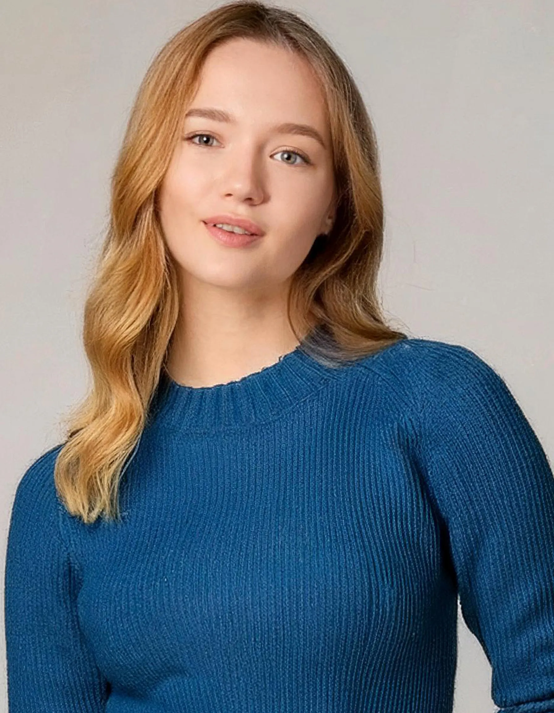 Sapphire Blue Crewneck Sweater