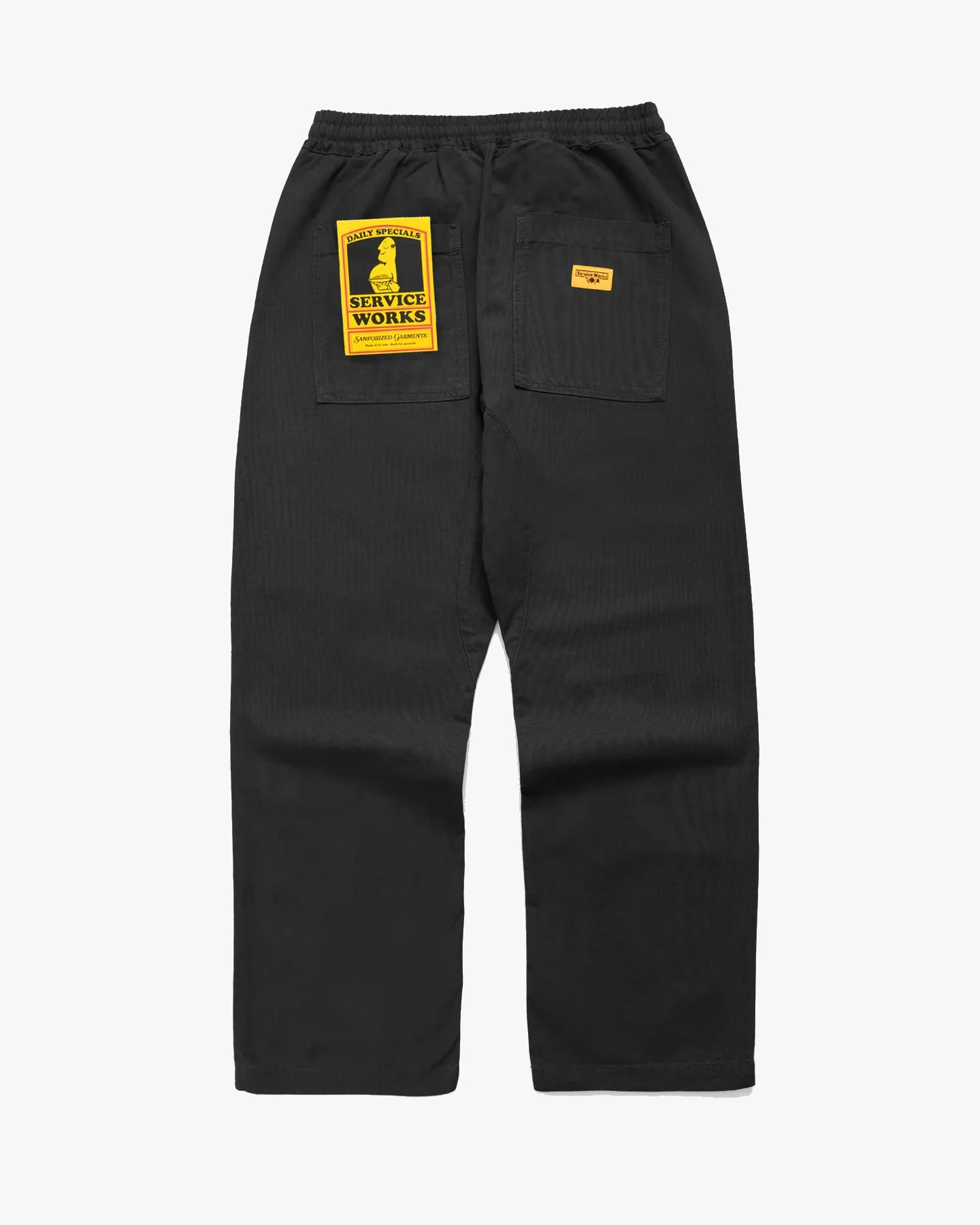 Service Works Classic Canvas Chef Pant - Black