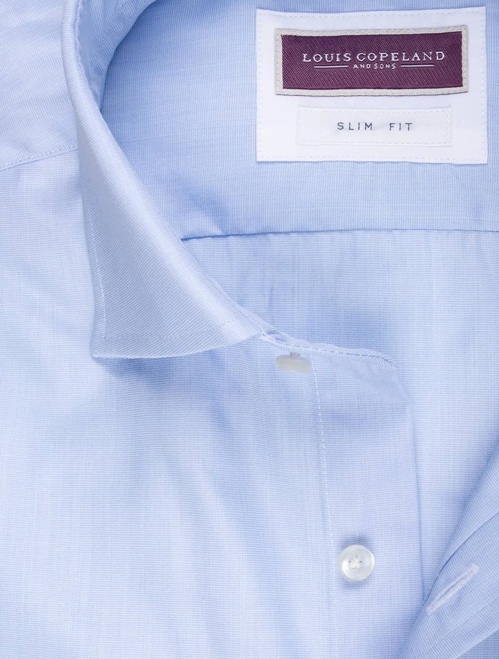 Slim Fit T.Mason Plain Slim Fit Shirt Blue