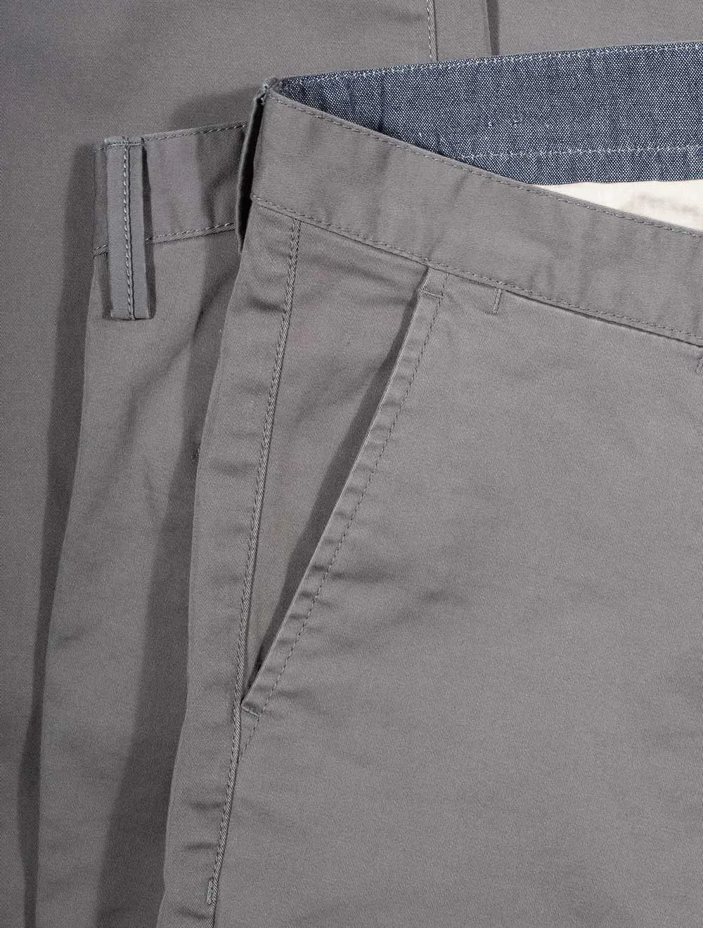 Slim Fit Twill Chinos Graphite