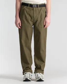 Stan Ray Fat Pant Loose Fit Fatigues - Olive Sateen