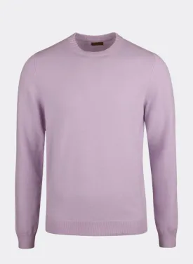 Stenströms Light Purple Cashmere Crew Neck