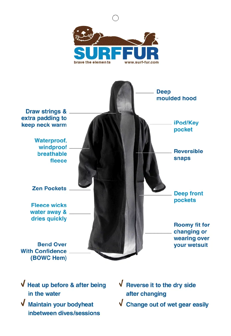 Surf-Fur Waterproof Parka Dive Jacket