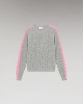 Sweatshirt Beaded 2301wpr00263 1500-Gris-Chine-Fonc