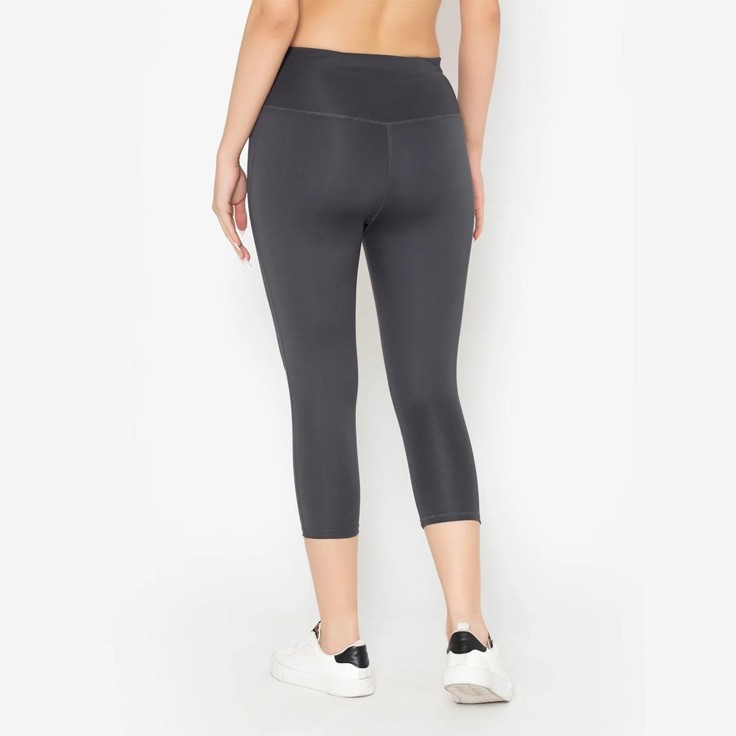 Women's Gym Capri - Grey