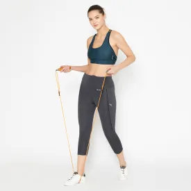 Women's Gym Capri - Grey