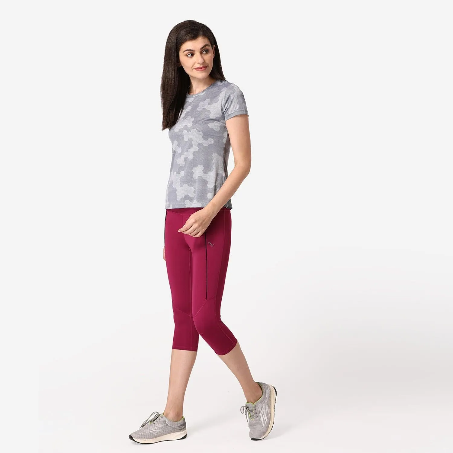 Women's Gym Capri - Mouve