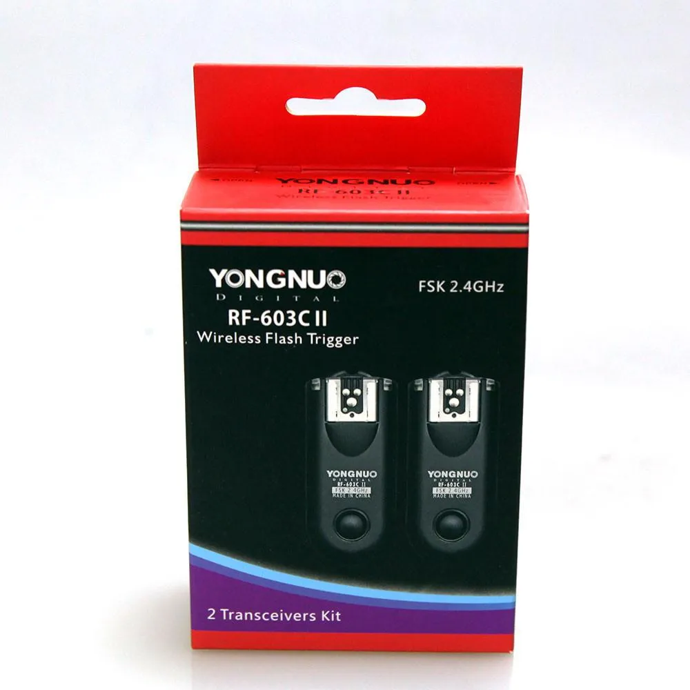 Yongnuo RF-603 II C1 Wireless Flash Speedlite Trigger Transceiver (Pair)